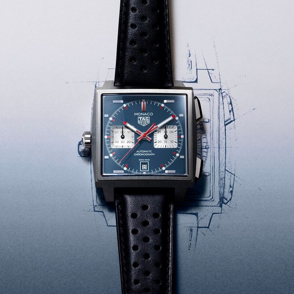 TAG Heuer Monaco Chronograph Automatic 39mm Titanium, Ref# CDW2181.FC8360, Main view 1