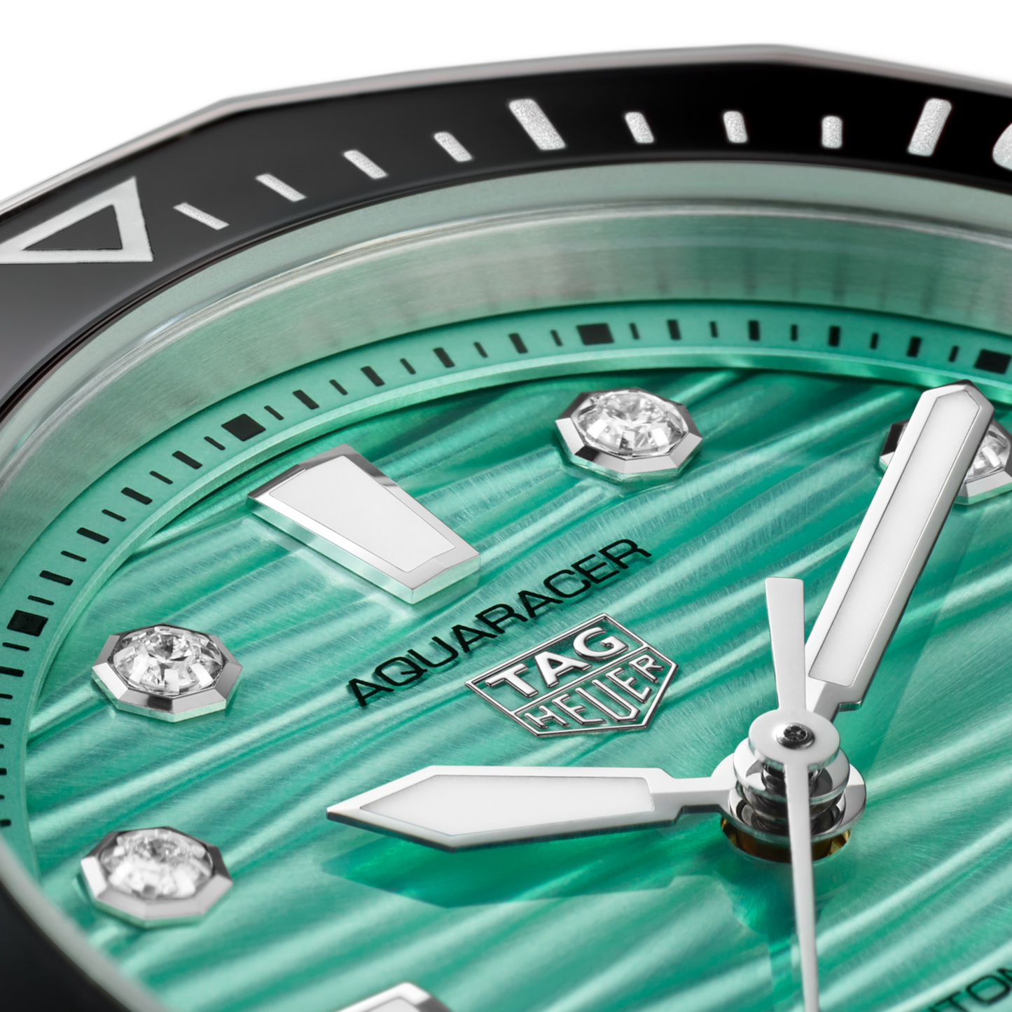 TAG Heuer Aquaracer Professional 300 Date, Stainless Steel, Ref# WBP231K.BA0618, Diamond Markers