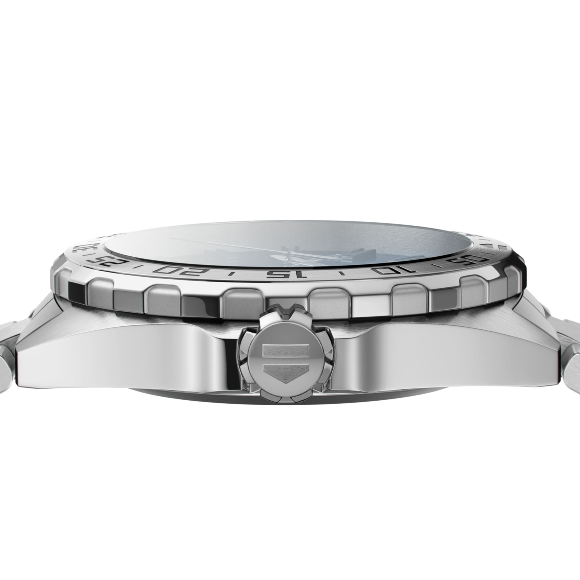 TAG Heuer Formula 1 Date, Stainless Steel, 41mm, Ref# WAZ1118.BA0875, Crown