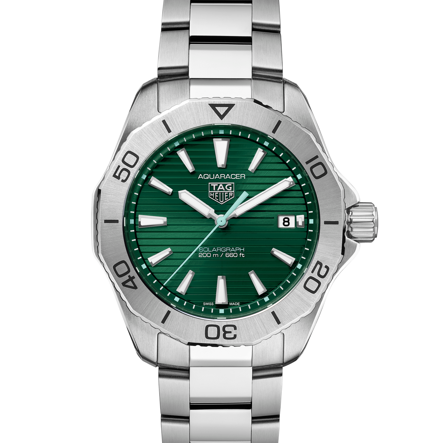 TAG Heuer Aquaracer Professional 200 Solargraph, Stainless Steel, 40mm, Ref# WBP1115.BA0000