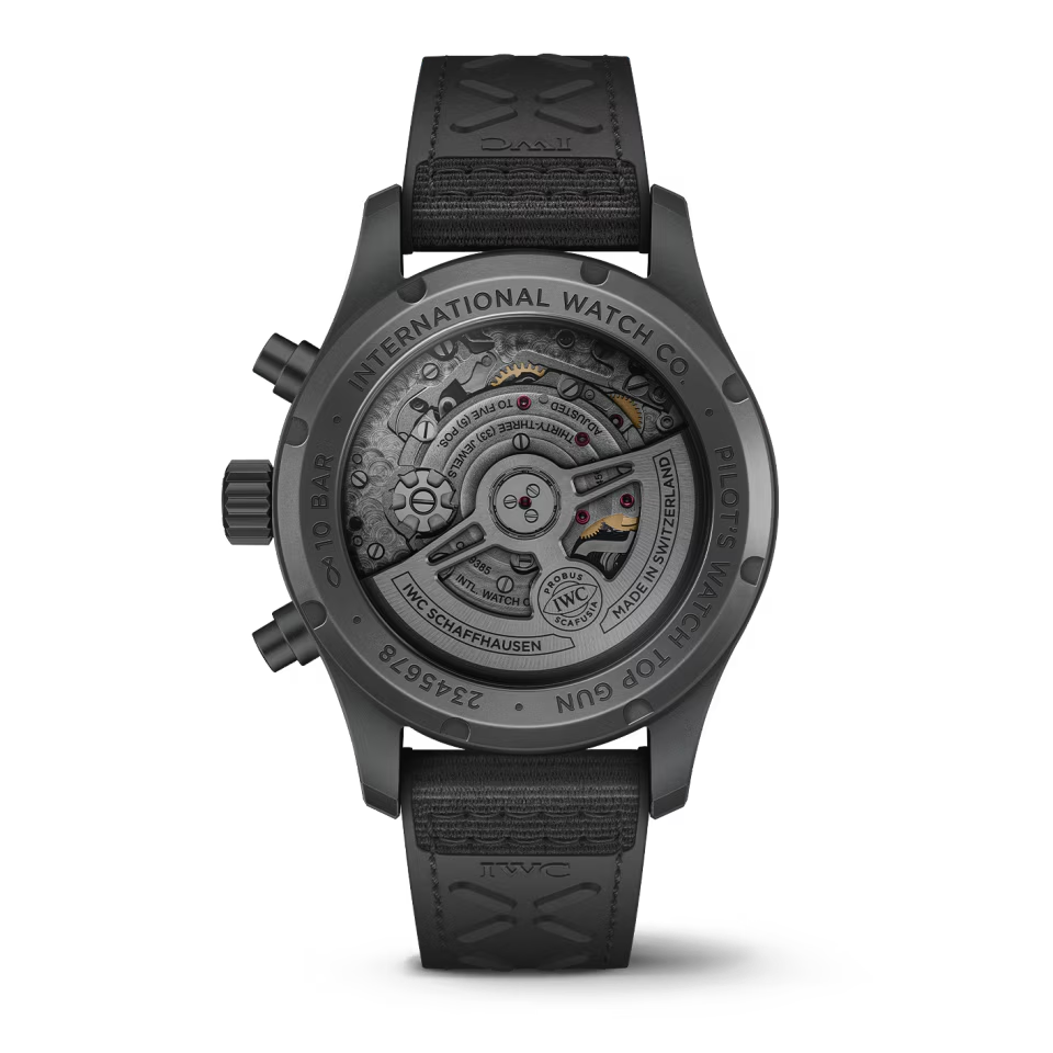 Unworn IWC Pilot's Watch Chronograph 41 Top Gun Ceratanium®, 41mm, Ref# IW388106, Back