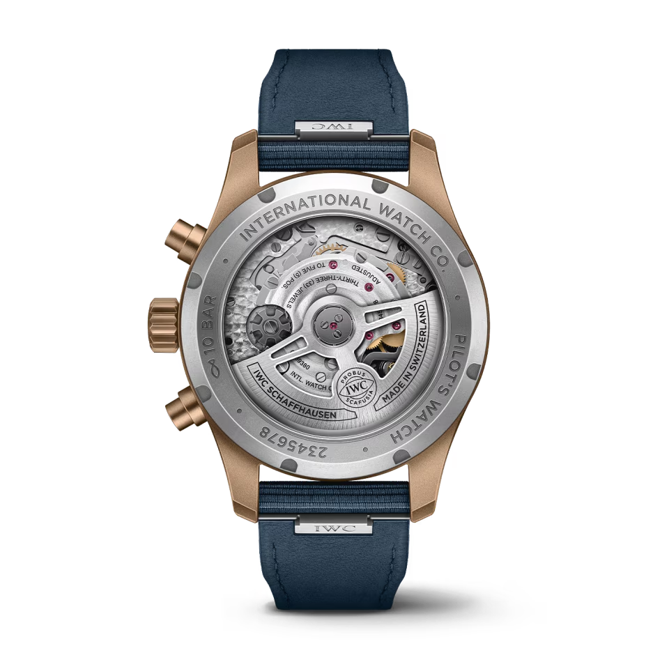 Unworn IWC Pilot's Watch Chronograph 41, Bronze, 41mm, Ref# IW388109, Back