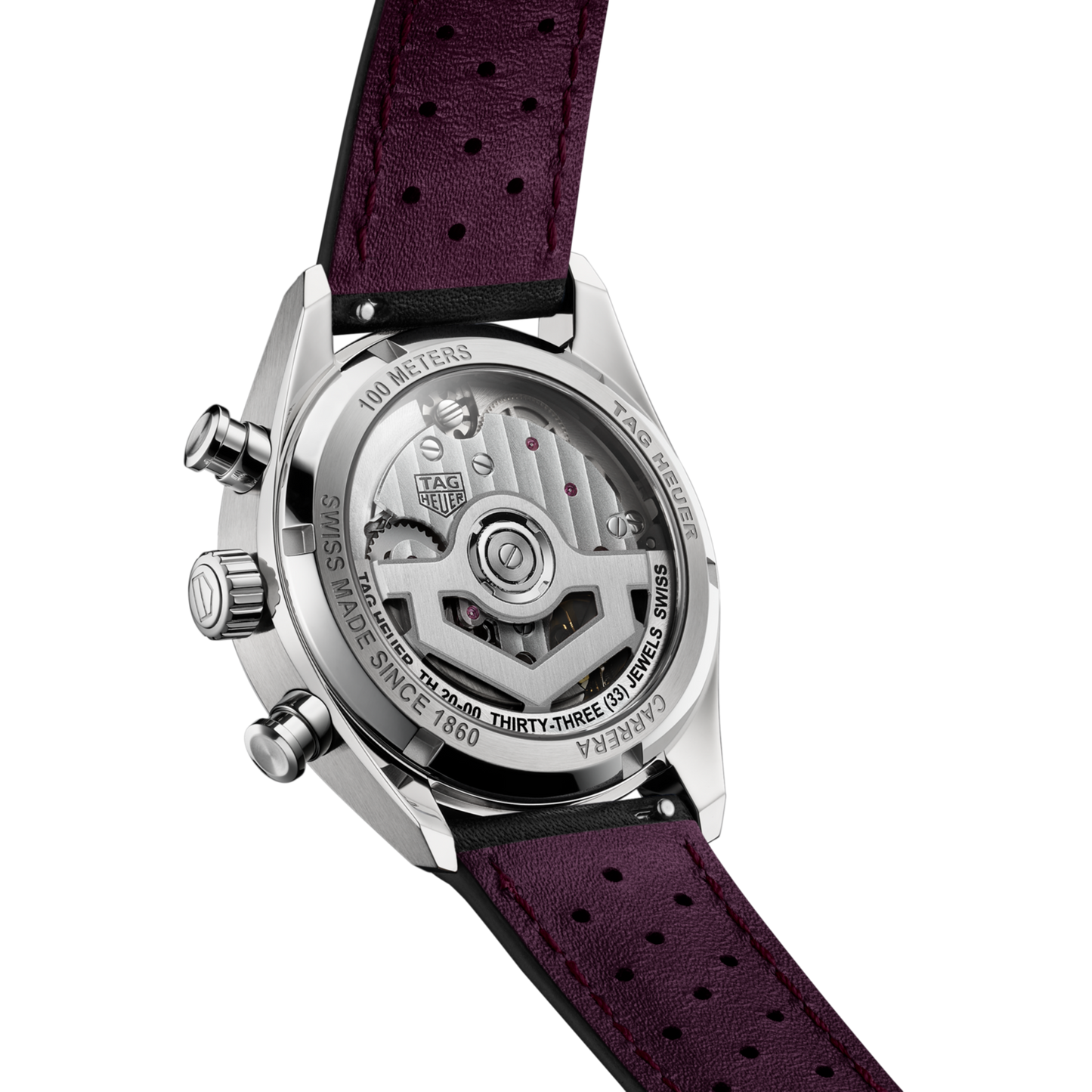 TAG Heuer Carrera Chronograph, Stainless Steel, 39mm, Ref# CBS2219.FC6607, Back 1