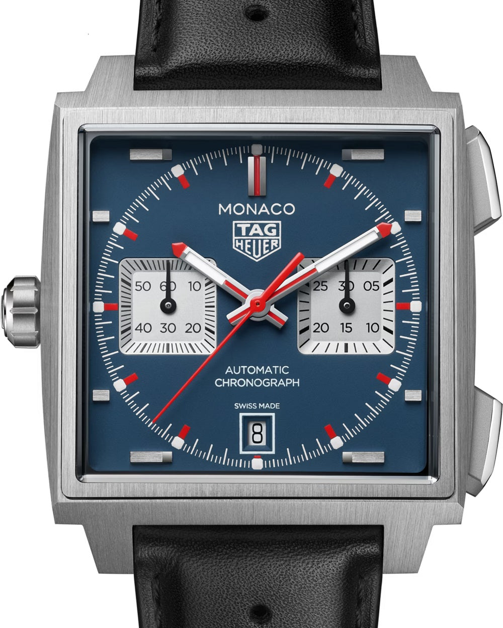 TAG Heuer Monaco Chronograph Automatic 39mm Titanium, Ref# CDW2181.FC8360, Dial