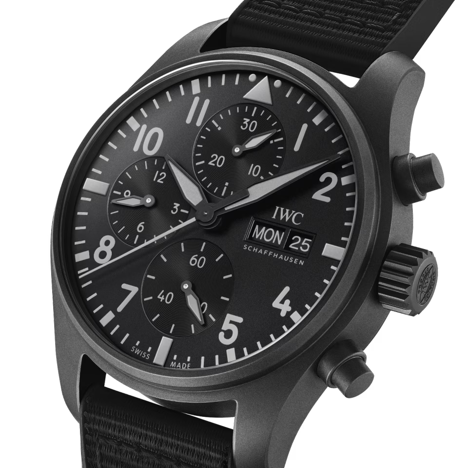 Unworn IWC Pilot's Watch Chronograph 41 Top Gun Ceratanium®, 41mm, Ref# IW388106, Dial