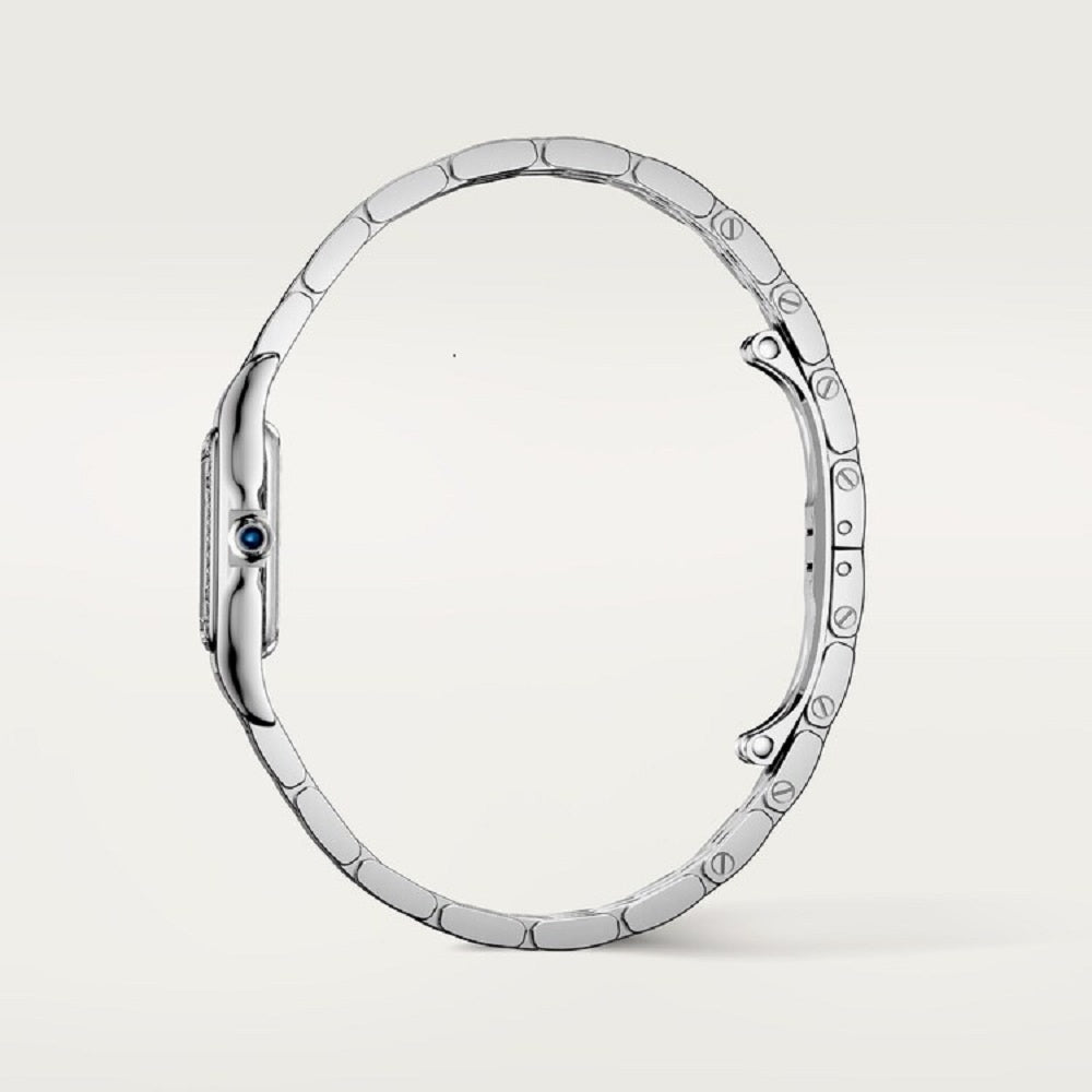 Cartier Panthère de Cartier Small, Stainless Steel and Diamonds, 23mm x 30mm, Ref# W4PN0007, Side