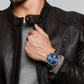 Unworn IWC Portugieser Automatic Chronograph, Stainless steel, 41 mm, Ref# IW371606, Watch on men hand
