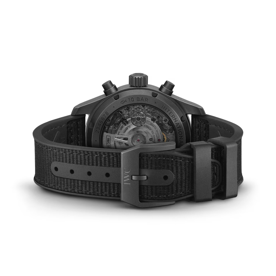 Unworn IWC Pilot's Watch Chronograph 41 Top Gun Ceratanium®, 41mm, Ref# IW388106, Strap and clasp