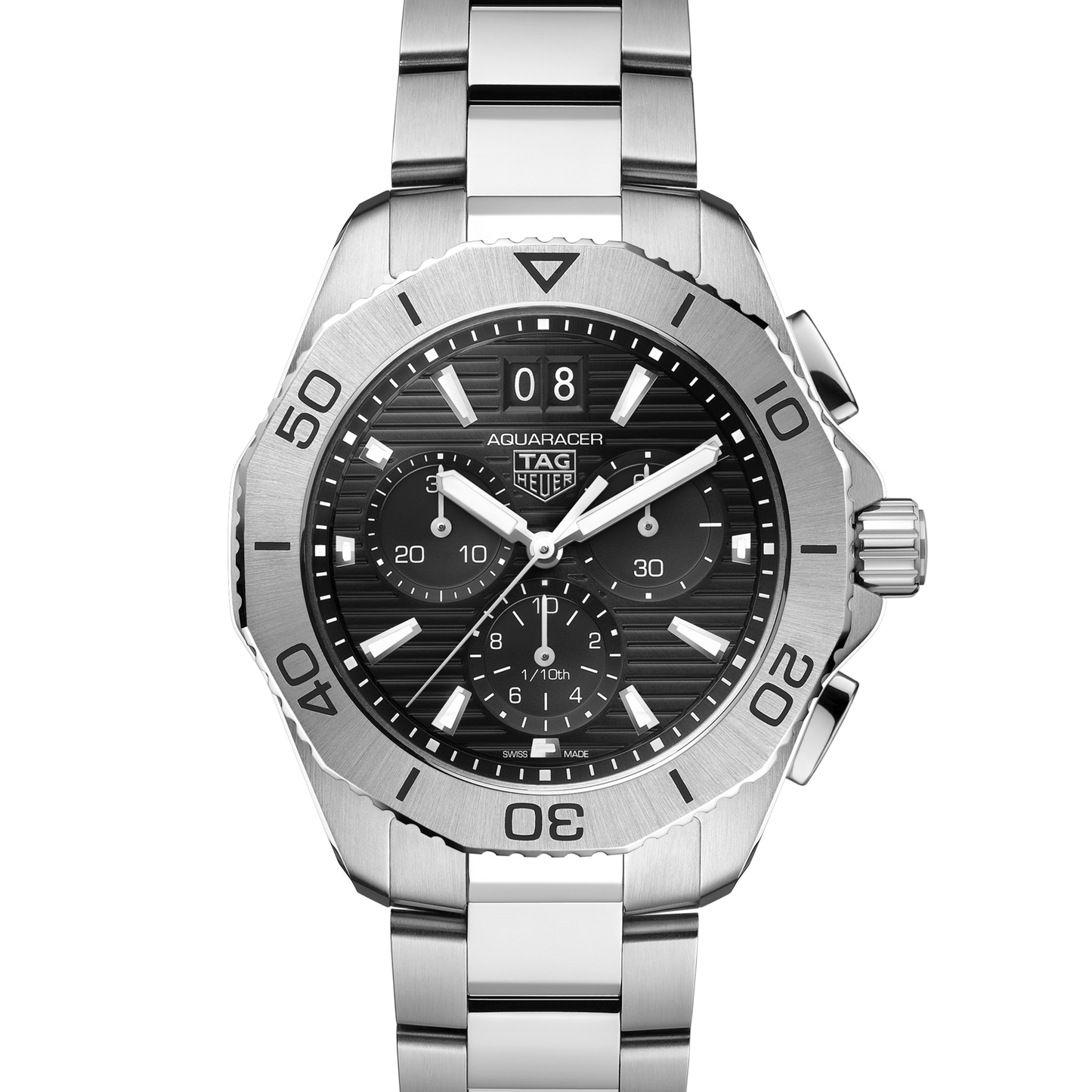 TAG Heuer Aquaracer Professional 200 Chronograph, Stainless Steel, Ref# CBP1110.BA0627, Dial