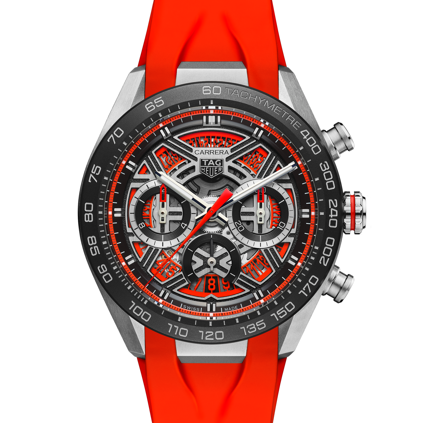 TAG Heuer Carrera Chronograph Extreme Sport, Titanium and Ceramic 44mm, Ref# CBU2082.FT6275, Dial