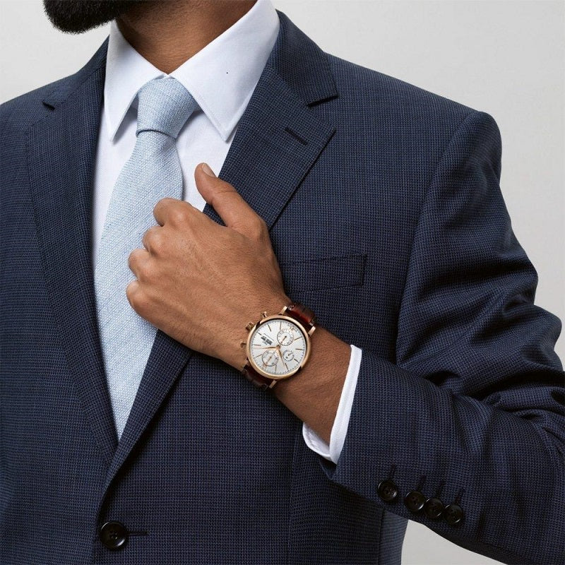 IWC Portofino Chronograph, 18k Rose Gold, 42mm, Ref# IW391025, Watch on hand 1