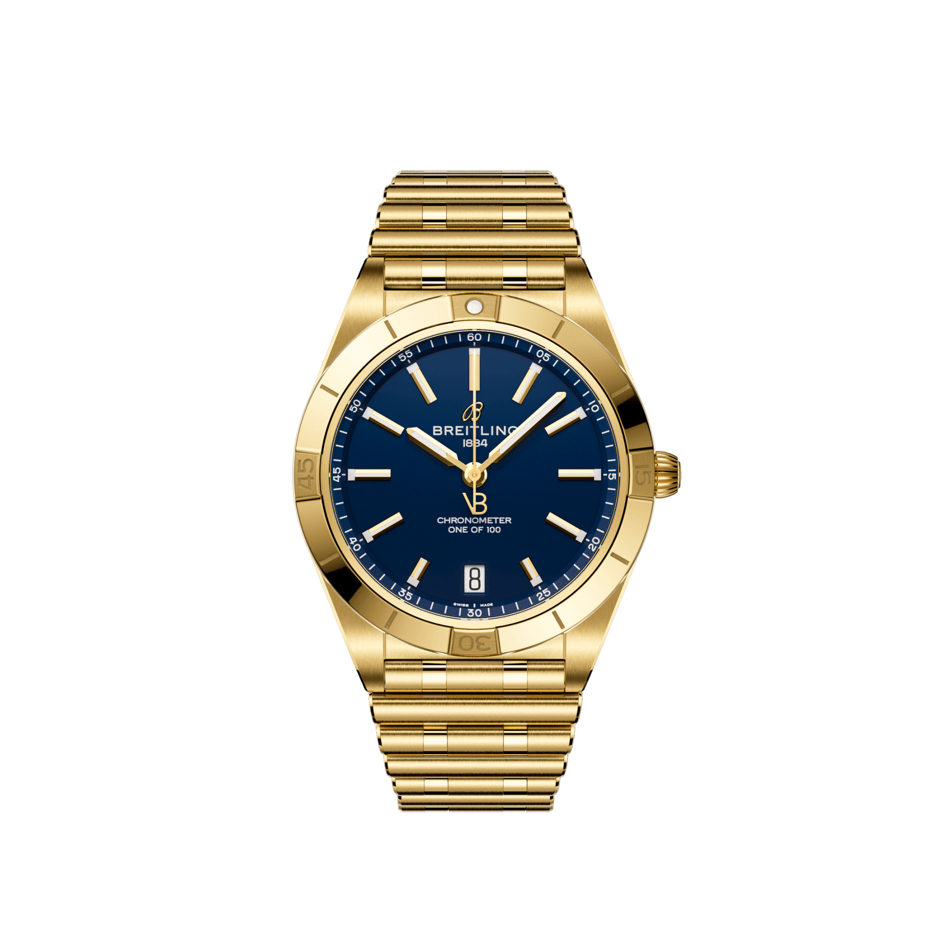 Breitling Chronomat Automatic 36 Victoria Beckham, 18k Yellow Gold, Ref# K103801A1C1K1, Unworn 2024