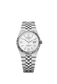 Unworn 2025, Rolex Land-Dweller 36, Oystersteel and 18k White Gold, Intense white dial, Fluted Flat Jubilee, Ref# 127234-0001