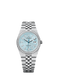 Unworn 2025, Rolex Land-Dweller 36, Platinum and Diamonds, Ice blue dial, Flat Jubilee, Ref# 127286tbr-0001