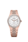 Unworn 2025, Rolex Land-Dweller 40, 18k Everose Gold and Diamonds, Intense white dial, Flat Jubilee, Ref# 127385tbr-0003