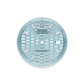 Unworn 2025, Rolex Land-Dweller 40, Platinum and Diamonds, Ice blue dial, Flat Jubilee, Ref# 127386tbr-0001, Dial