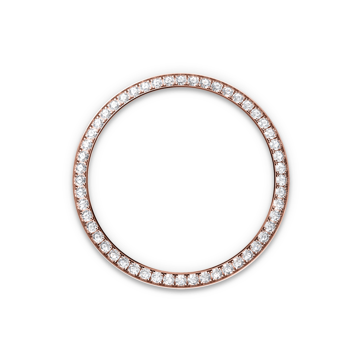 Unworn 2025, Rolex Day-Date 36, 18k Everose Gold and Diamond-set, 36mm, Ref# 128345rbr-0086, box and papers, Bezel