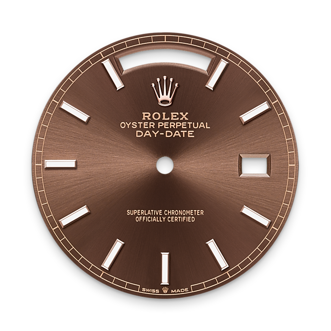 Rolex Day-Date 40, 18k Everose Gold, 40mm, Ref# 228235-0053, Dial