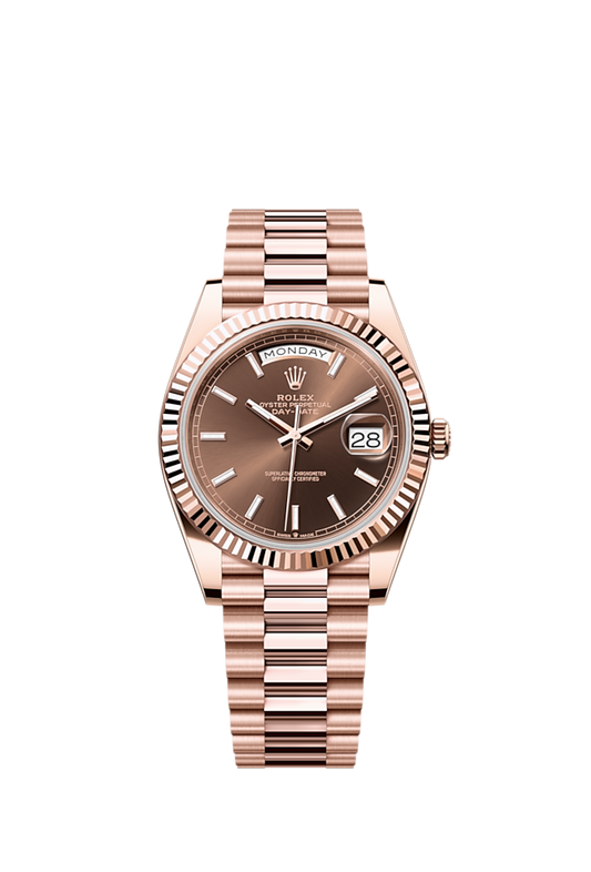 Rolex Day-Date 40, 18k Everose Gold, 40mm, Ref# 228235-0053