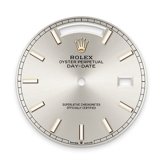 Rolex Day-Date 40, 18k Yellow Gold with Diamond-set, 40mm, Ref# 228348rbr-0042, Dial
