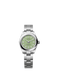 Unworn 2025, Rolex Oyster Perpetual, Oystersteel, 28mm, Pistachio-green dial, Domed Oyster, Ref# 276200-0006, box and papers
