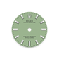 Unworn 2025, Rolex Oyster Perpetual, Oystersteel, 28mm, Pistachio-green dial, Domed Oyster, Ref# 276200-0006, box and papers, Dial