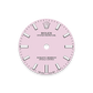 Unworn 2025, Rolex Oyster Perpetual, Oystersteel, 28mm, Candy pink dial, Domed Oyster, Ref# 276200-0009, box and papers, Dial