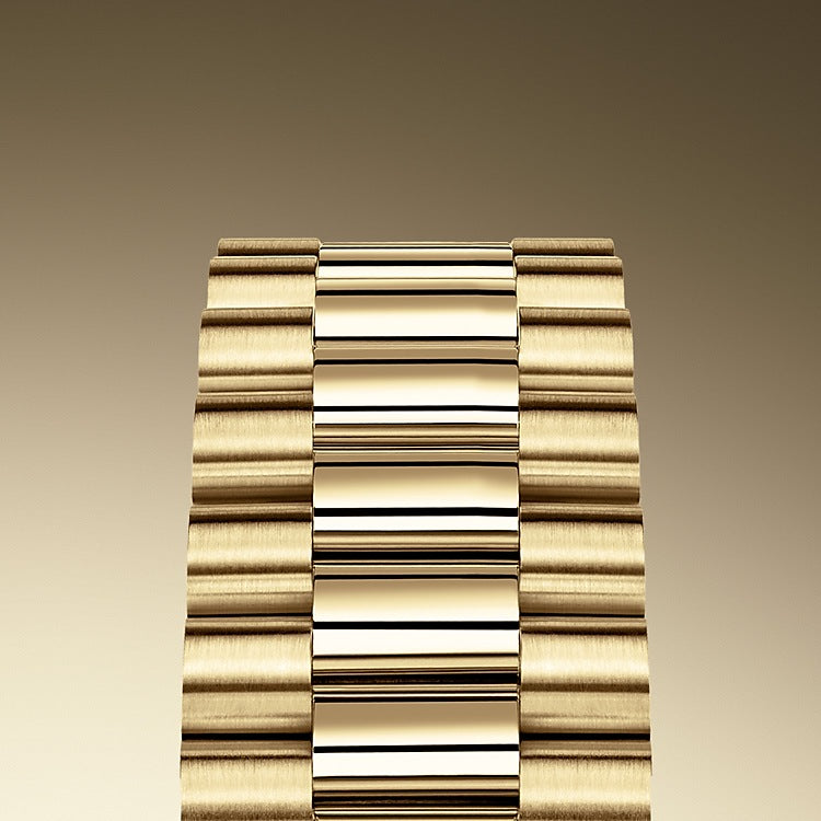 Rolex Day-Date 40, 18k Yellow Gold with Diamond-set, 40mm, Ref# 228398tbr-0040, Bracelet