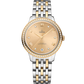Unworn, Omega De Ville Prestige, Stainless Steel, 18k Yellow Gold and Diamond-set, 34 mm, Ref# 434.25.34.20.58.001