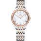 Unworn, Omega De Ville Prestige, Stainless Steel, 18k Sedna™ Gold and Diamond-set, 30 mm, Quartz, Ref# 434.25.30.60.55.001