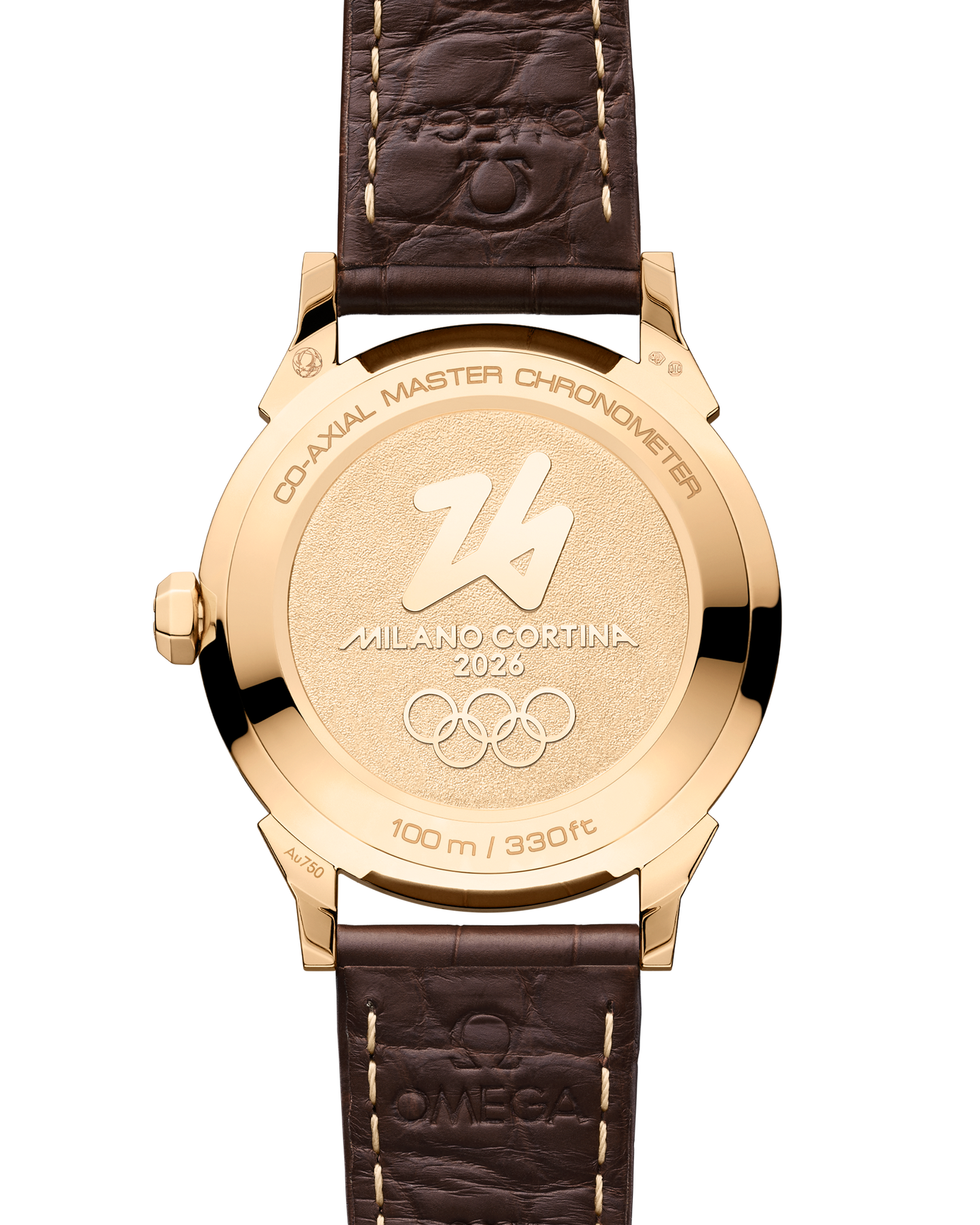 Unworn, Omega Seamaster 37mm, 18k Moonshine™ Gold, Co‑Axial Master Chronometer, Ref# 522.53.37.20.04.001, Back