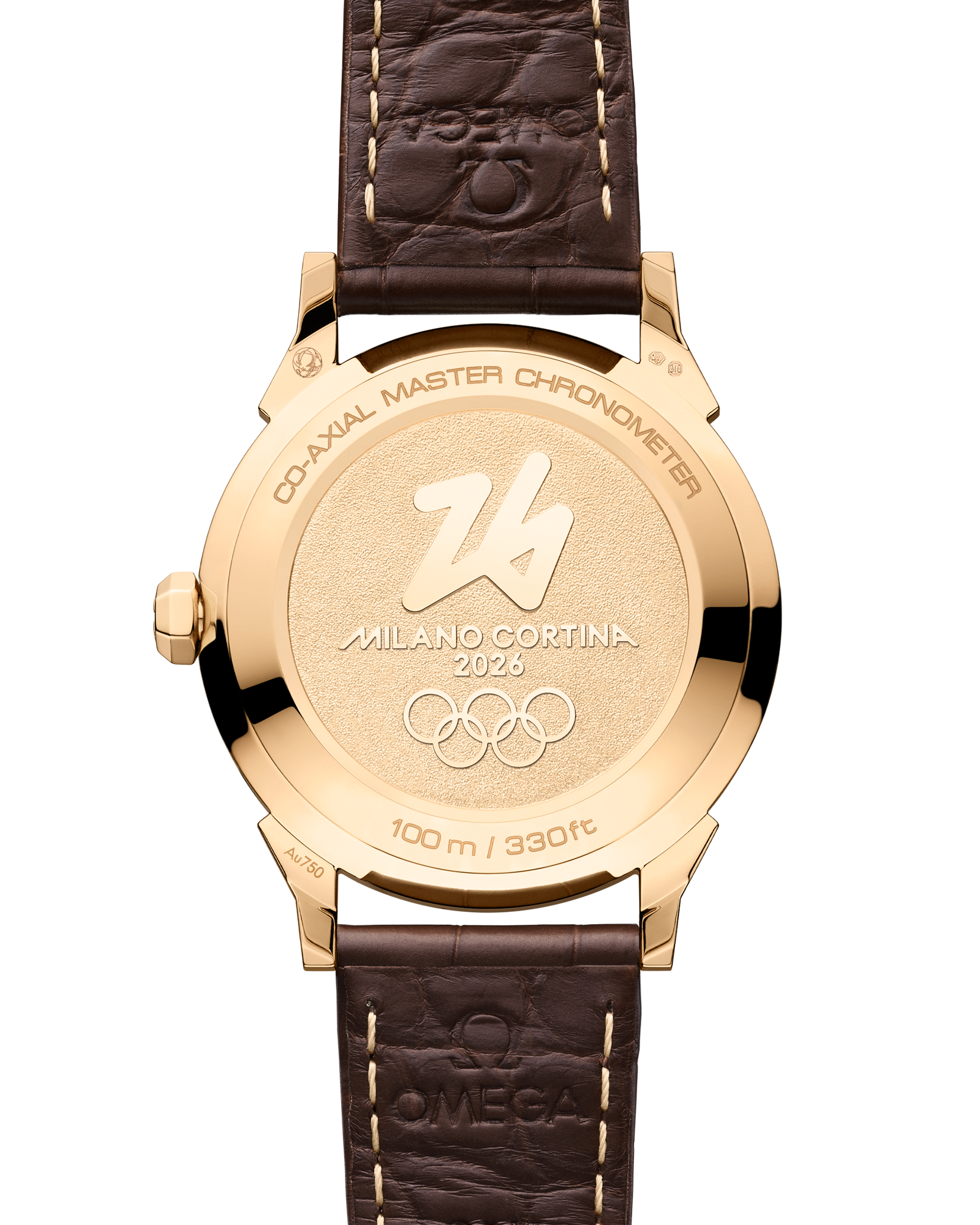 Unworn, Omega Seamaster 37mm, 18k Moonshine™ Gold, Co‑Axial Master Chronometer, Ref# 522.53.37.20.04.001, Back