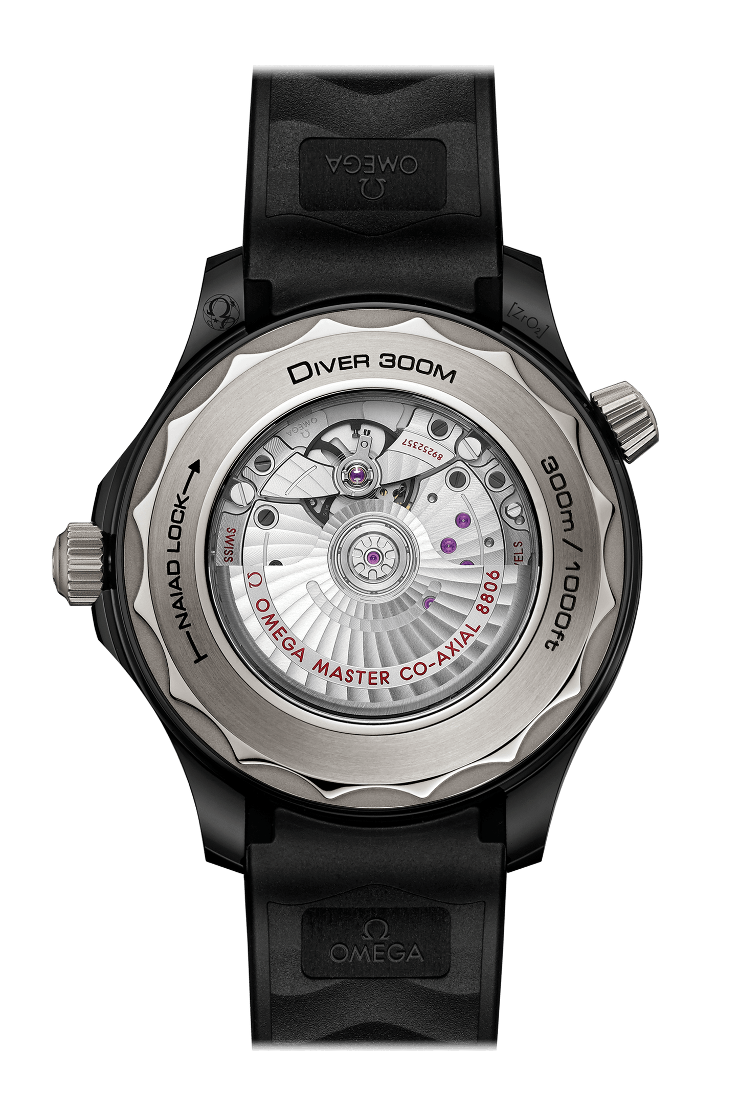 Omega Seamaster Professional Diver 300M Co-Axial Master Chronometer 43,5mm, Black ceramic, 43,5mm, Ref# 210.92.44.20.01.001, Back