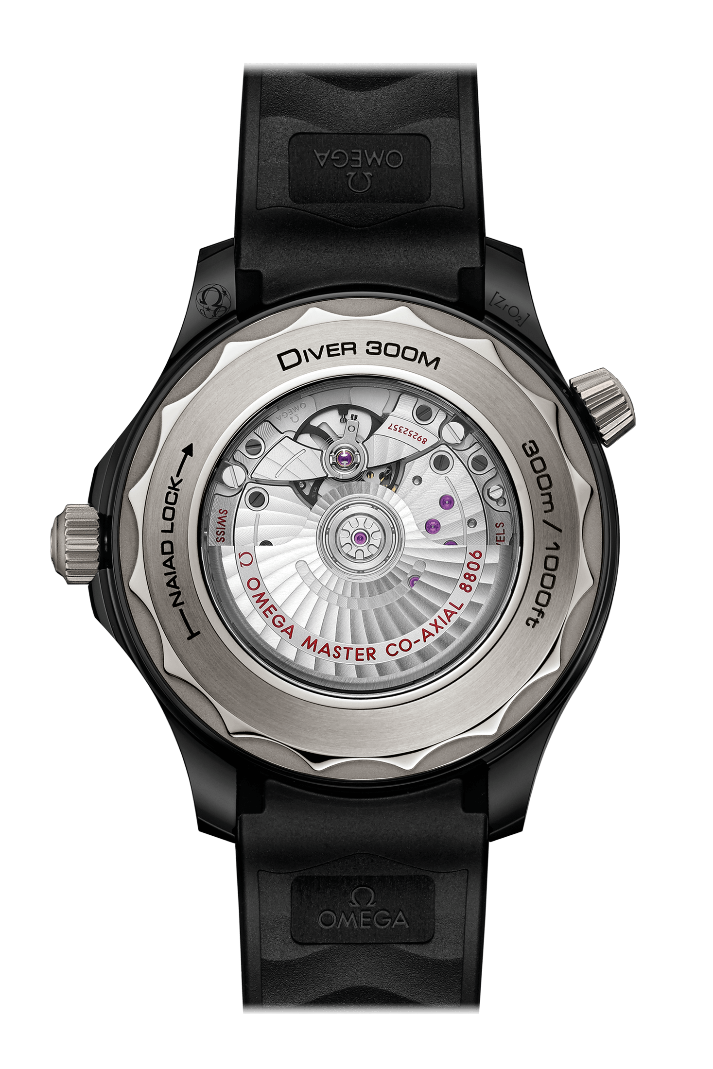 Omega Seamaster Professional Diver 300M Co-Axial Master Chronometer 43,5mm, Black ceramic, 43,5mm, Ref# 210.92.44.20.01.001, Back