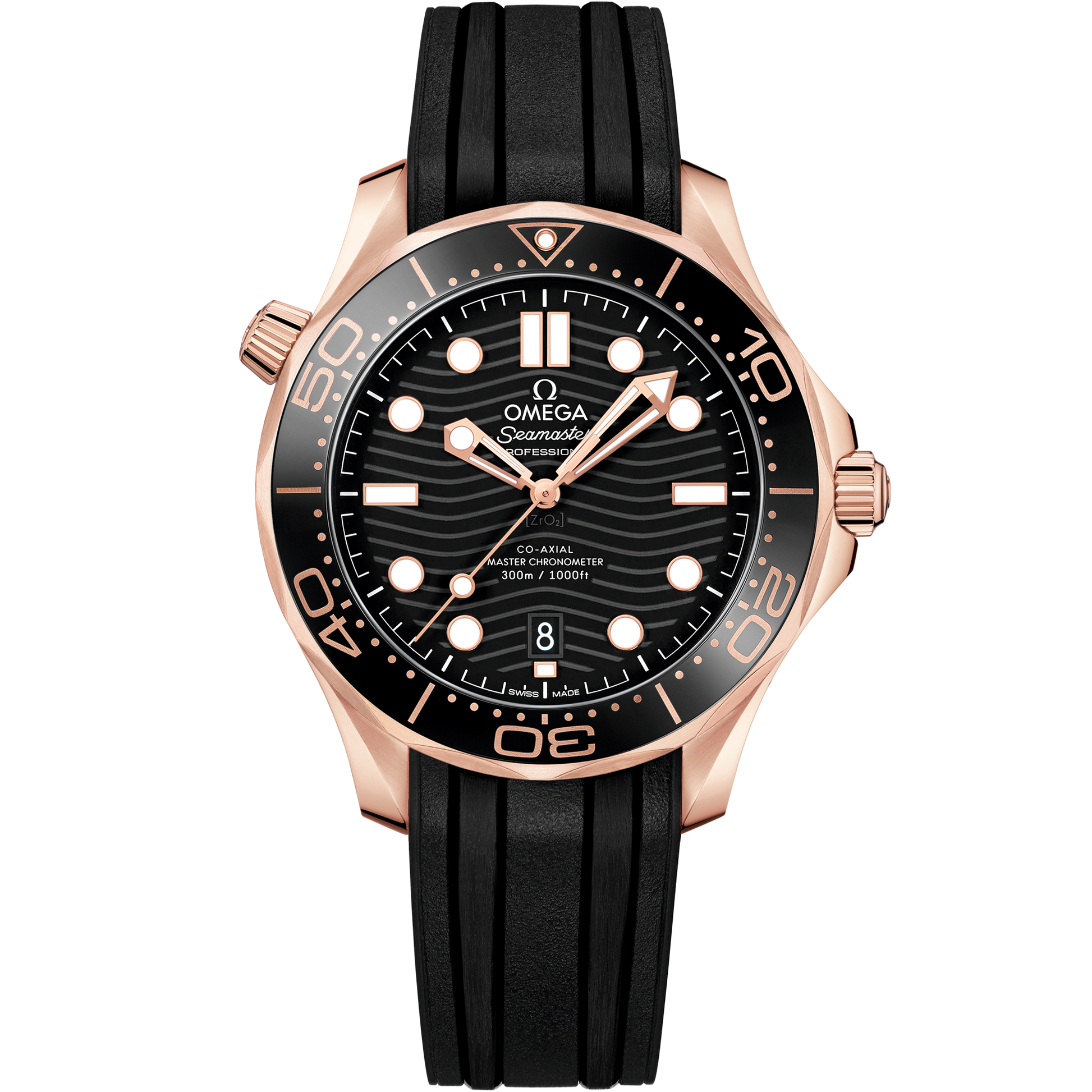 Unworn, Omega Seamaster Diver 300m, 18k Sedna™ Gold, Ceramic, 42mm, Ref# 210.62.42.20.01.002