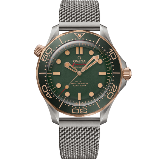 Unworn, Omega Seamaster Diver 300m, Titanium, 9K Bronze Gold, 42mm, Ref# 210.90.42.20.10.001