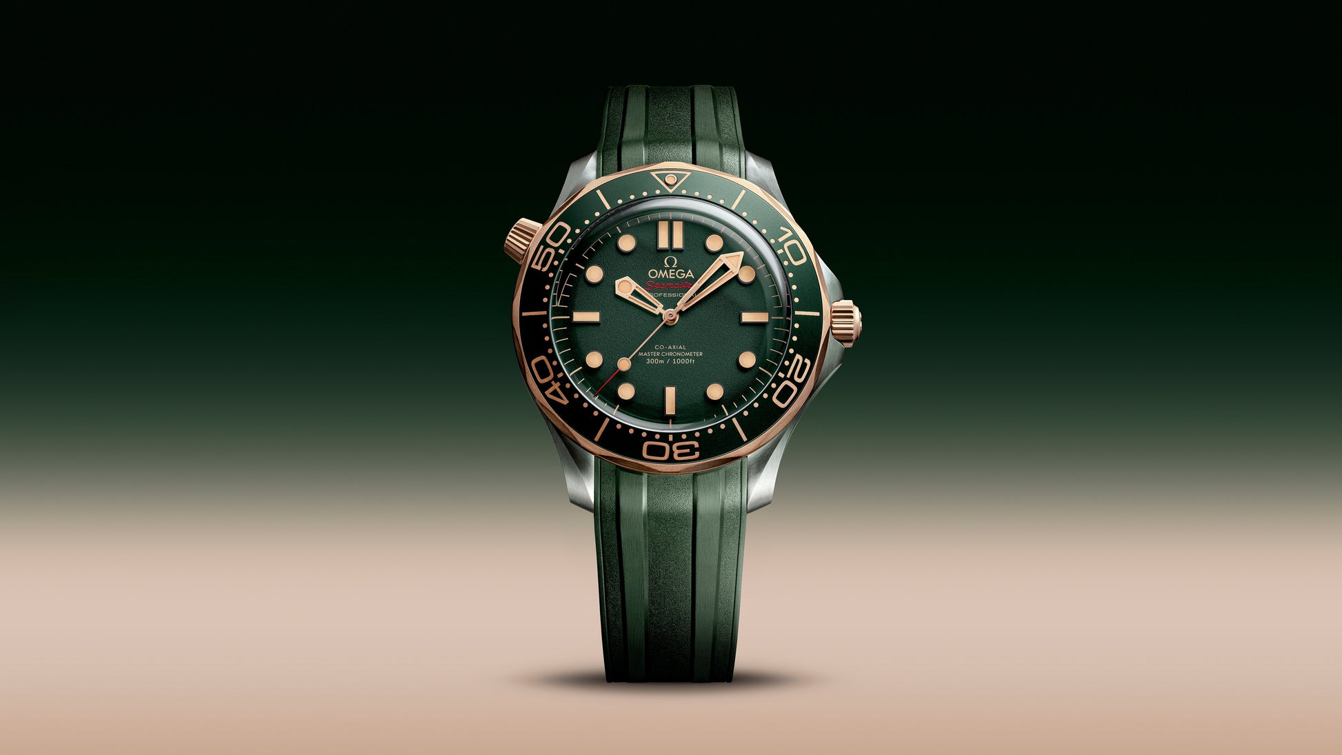 Unworn, Omega Seamaster Diver 300m, Titanium and  9K Bronze Gold, 42mm, Ref# 210.92.42.20.10.001, Main view 1