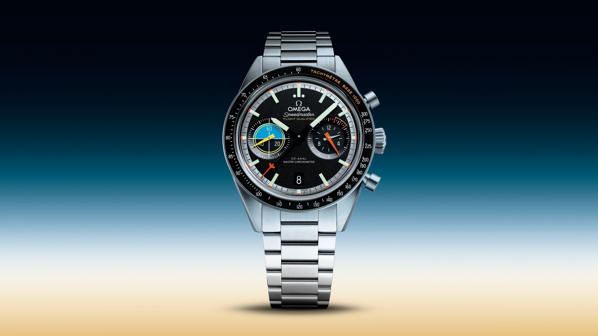 Unworn, Omega Speedmaster Pilot, Stainless Steel, Chronograph, 40.85 mm, Ref# 332.10.41.51.01.002, Main view