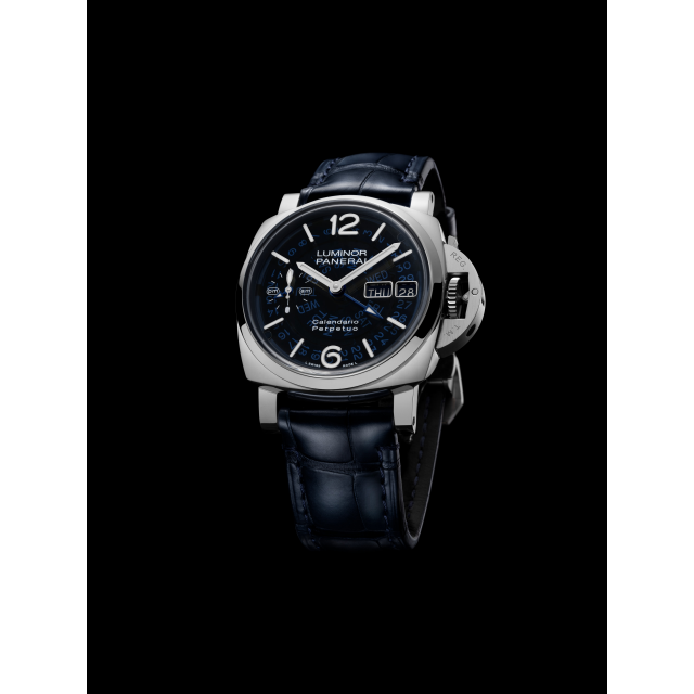 Unworn, Panerai Luminor Perpetual Calendar GMT Platinumtech™, 44mm, Ref# PAM01575, Main view