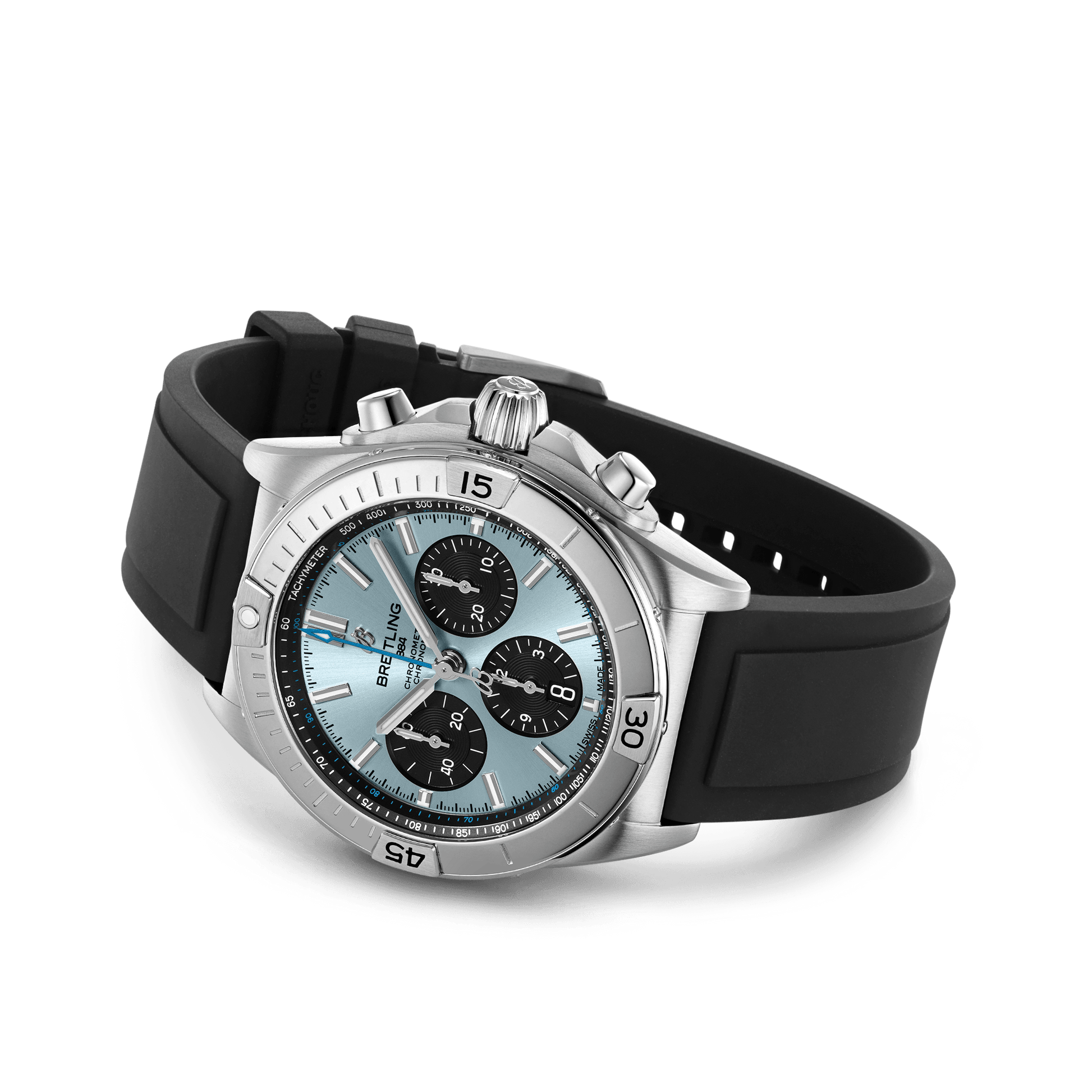 Breitling Chronomat B01 42, Stainless steel and Platinum, Ref# PB0134101C1S1, Unworn 2024, Main view