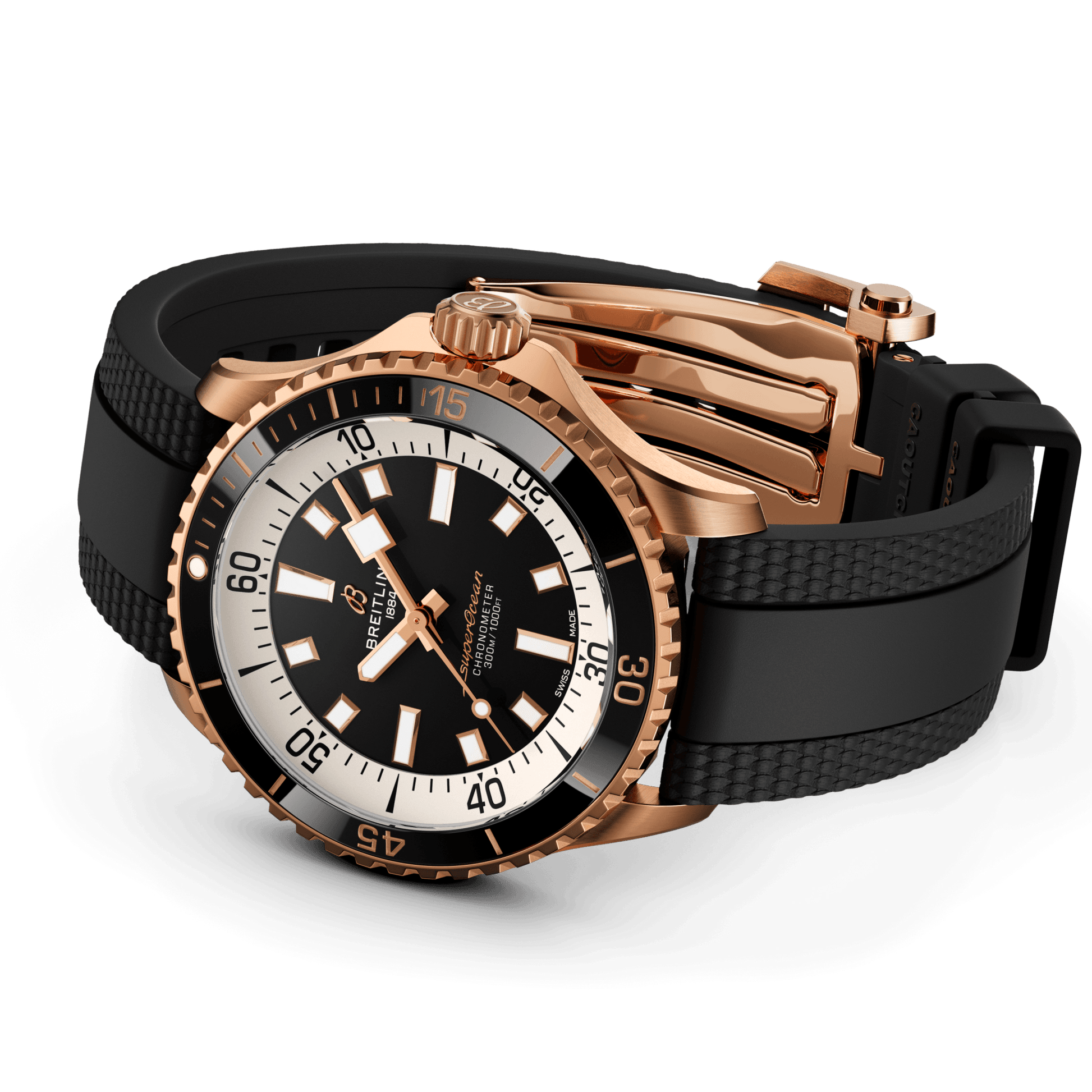Breitling Superocean Automatic 42, 18k Red Gold, Ref# R17375211B1S1, Unworn 2024, Main view