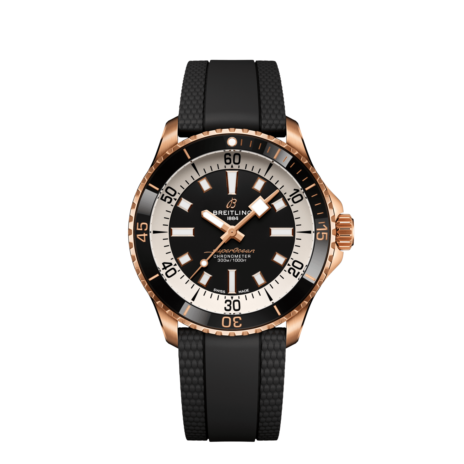 Breitling Superocean Automatic 42, 18k Red Gold, Ref# R17375211B1S1, Unworn 2024
