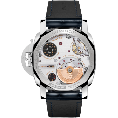 Unworn, Panerai Luminor Perpetual Calendar GMT Platinumtech™, 44mm, Ref# PAM01575, Back