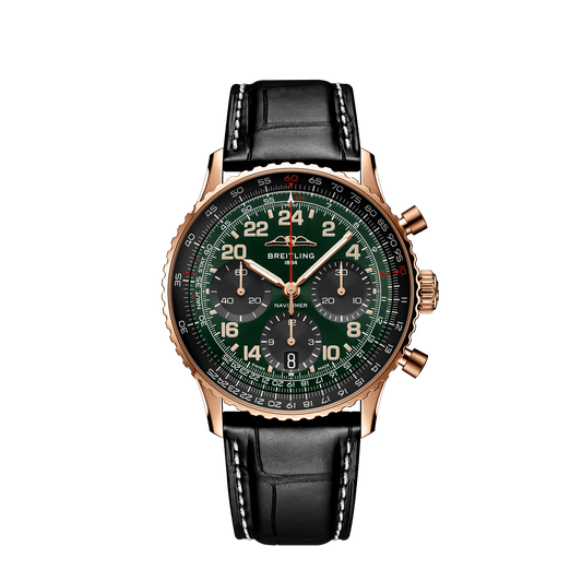 Breitling Navitimer B12 Chronograph 41 Cosmonaute, 18k Red Gold, Ref# RB12302A1L1P1, Unworn 2024