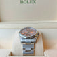 Rolex, Oyster Perpetual Ladies, Pink Dial, 34mm, Oystersteel, Ref# 124200-0004, Side 1