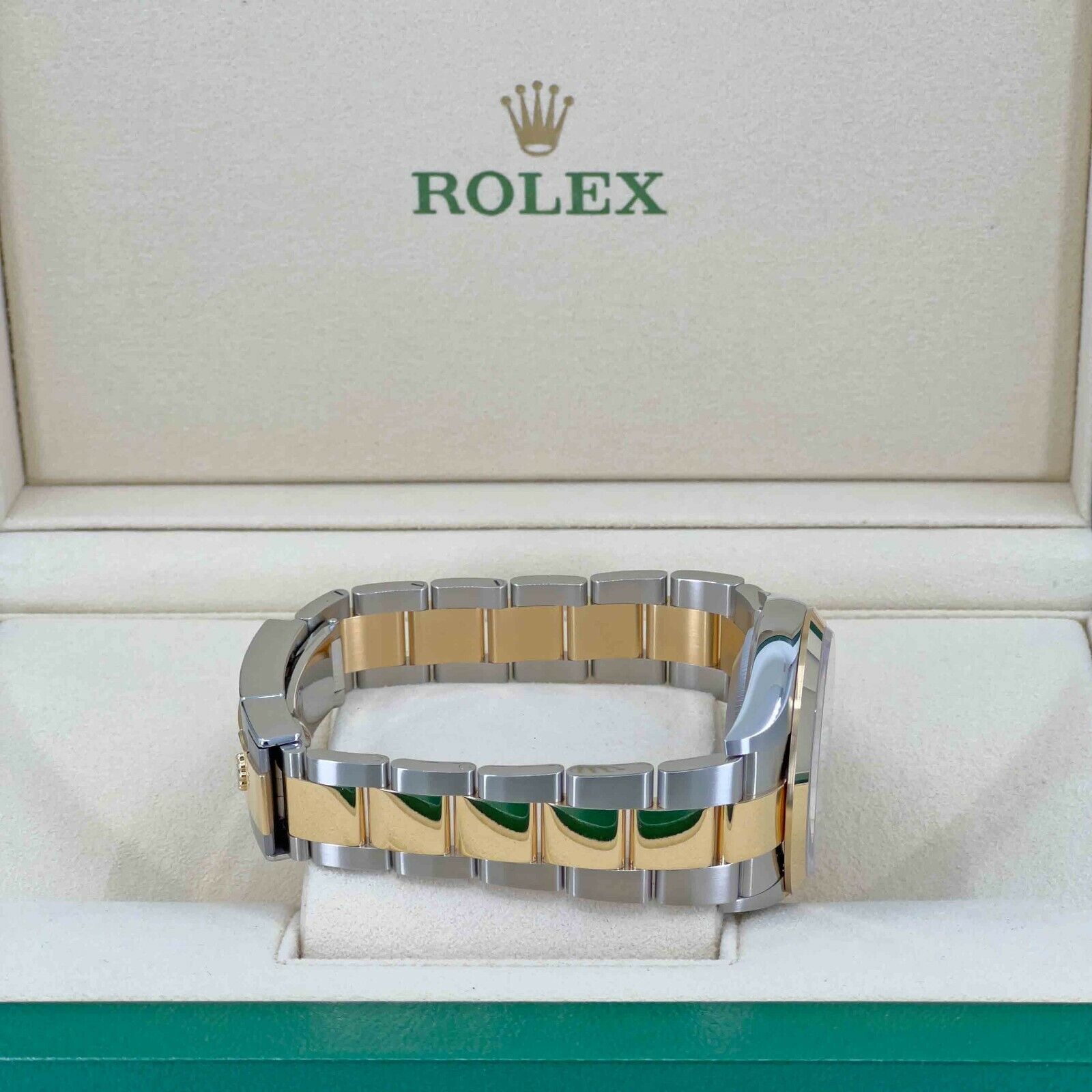 Rolex Explorer 36mm, Stainless Steel and 18k Yellow Gold, Ref# 124273, Side