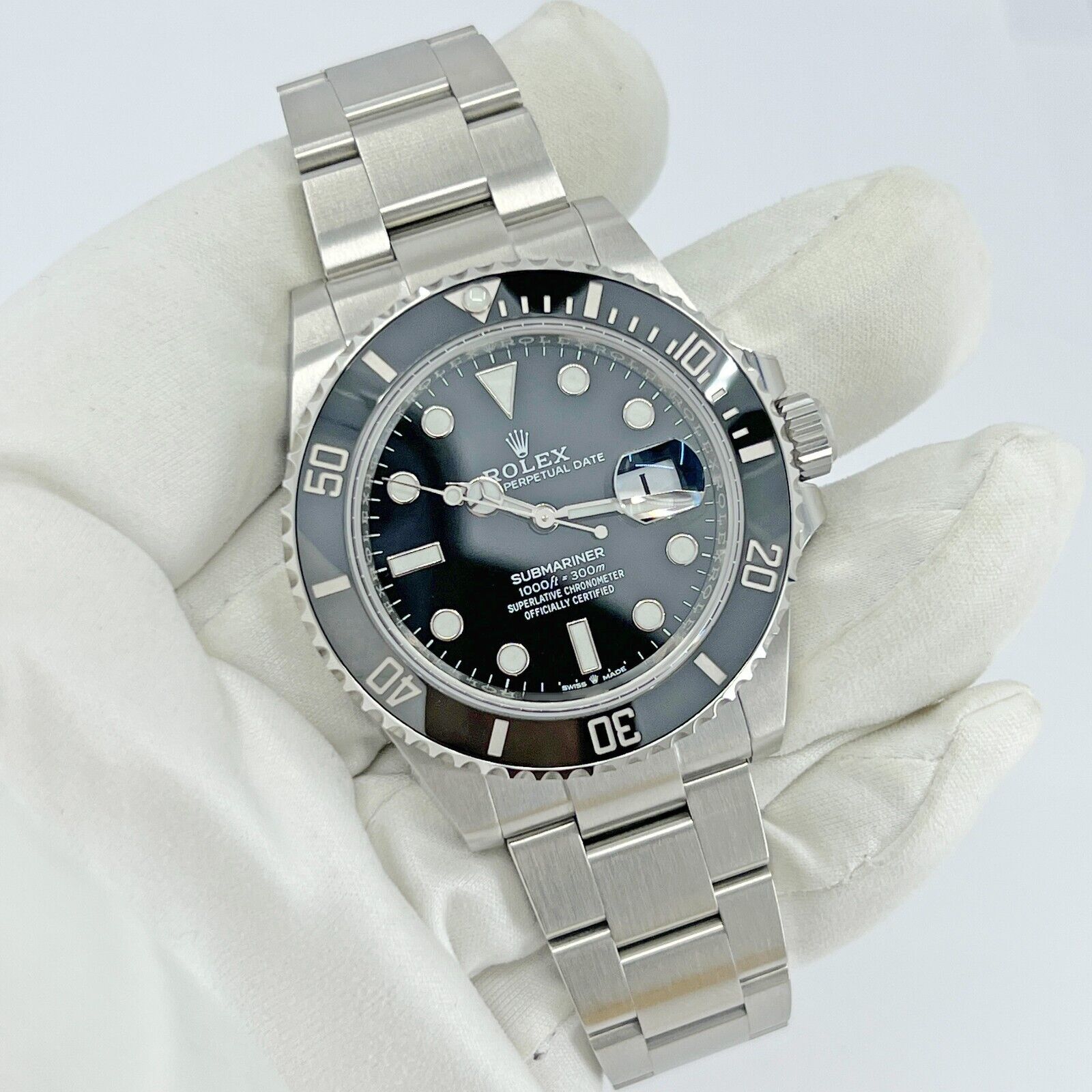 Rolex Submariner Date Black Dial 41mm Stainless Steel 126610LN