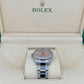 Rolex Datejust 31, Oystersteel and 18k White Gold with Diamonds, Pink Roman dial, 31mm, Fluted, Oyster, Ref# 278274-0023, Side