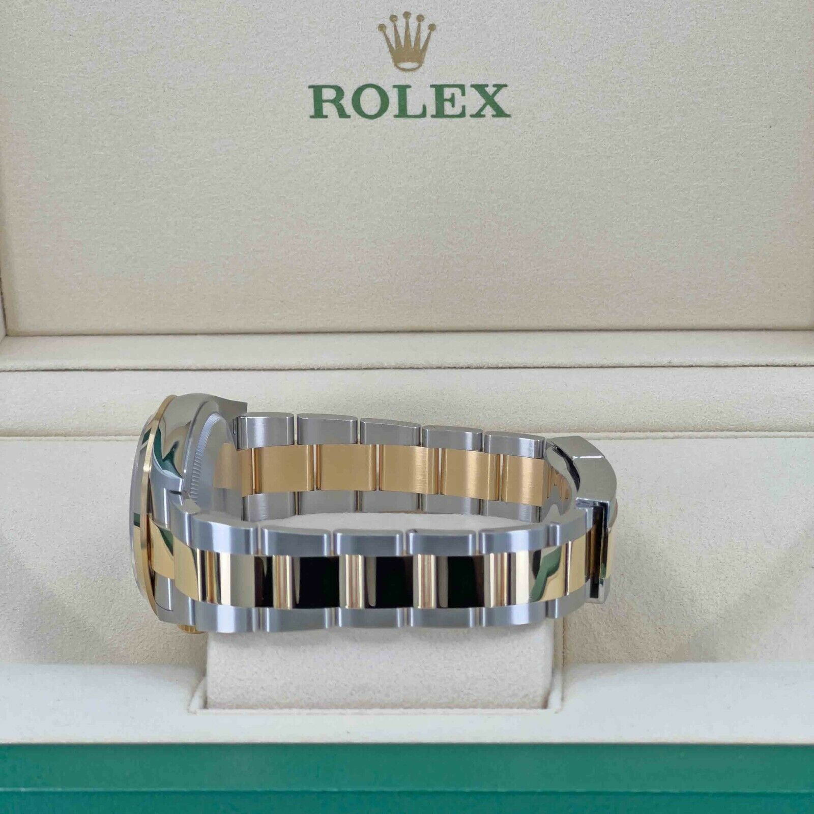 Rolex Explorer 36mm, Stainless Steel and 18k Yellow Gold, Ref# 124273, Side 1