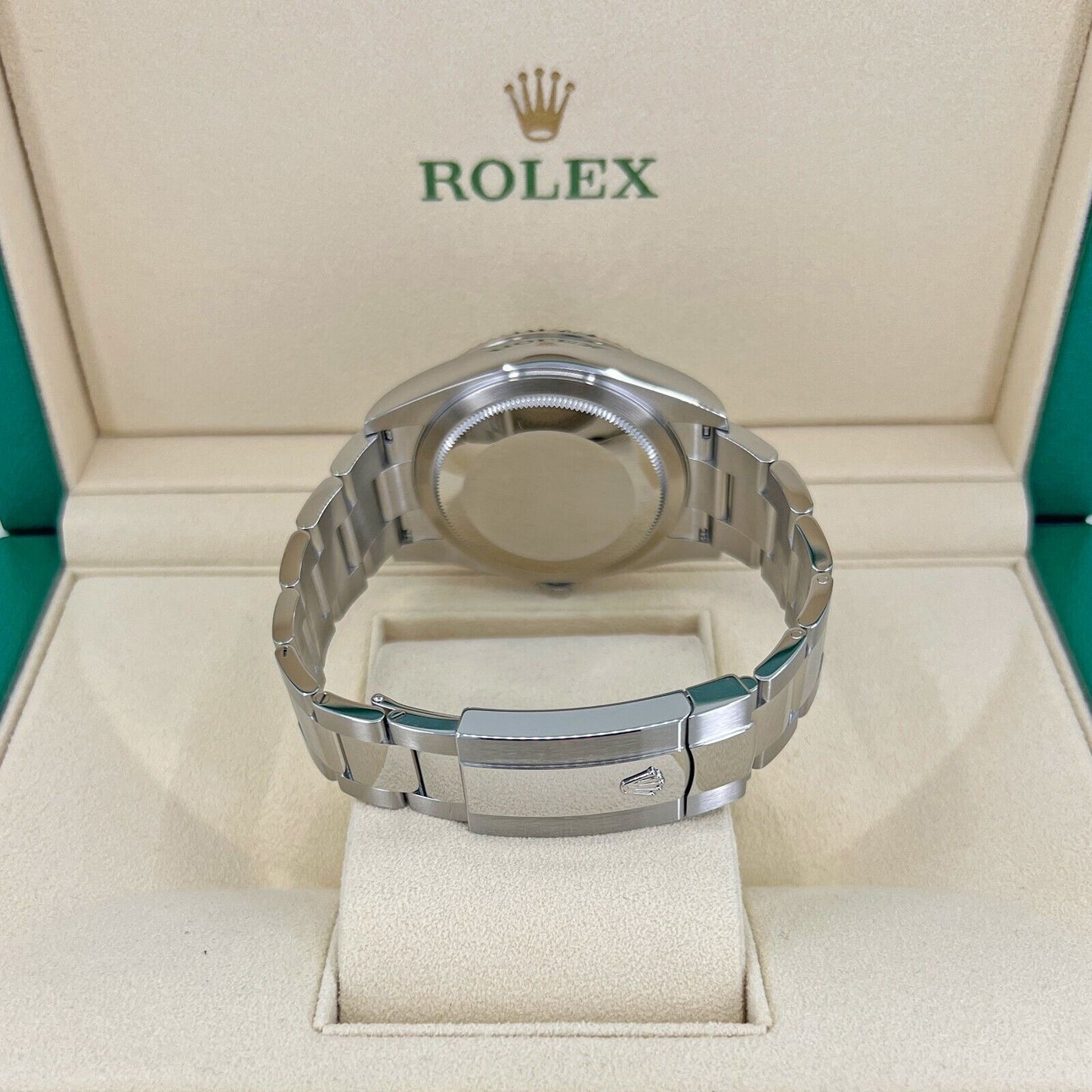 Rolex Sky-Dweller 42mm, Oystersteel and 18k White Gold, White dial, Oyster, Ref# 326934-0001, Back
